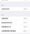 蘋果手機觸控設置