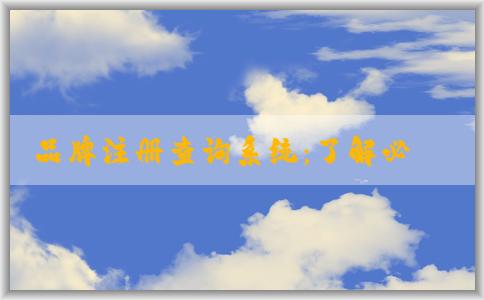 品牌注冊查詢系統(tǒng)：了解必要性、查詢方法及操作體驗(yàn)