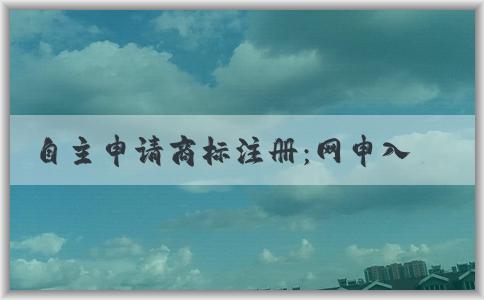 自主申請(qǐng)商標(biāo)注冊(cè)：網(wǎng)申入口、申請(qǐng)流程、查詢與編寫技巧