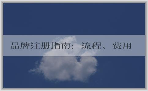 品牌注冊指南：流程、費(fèi)用、品牌命名和商標(biāo)注冊問題解答