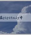 如何在phpstudy中創(chuàng)建和配置網(wǎng)站環(huán)境及虛擬主機(jī)？