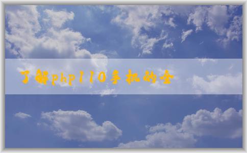 了解php110手機(jī)的全貌：優(yōu)缺點(diǎn)、型號(hào)和介紹